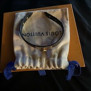 Louis Vuitton Black Leather Belt